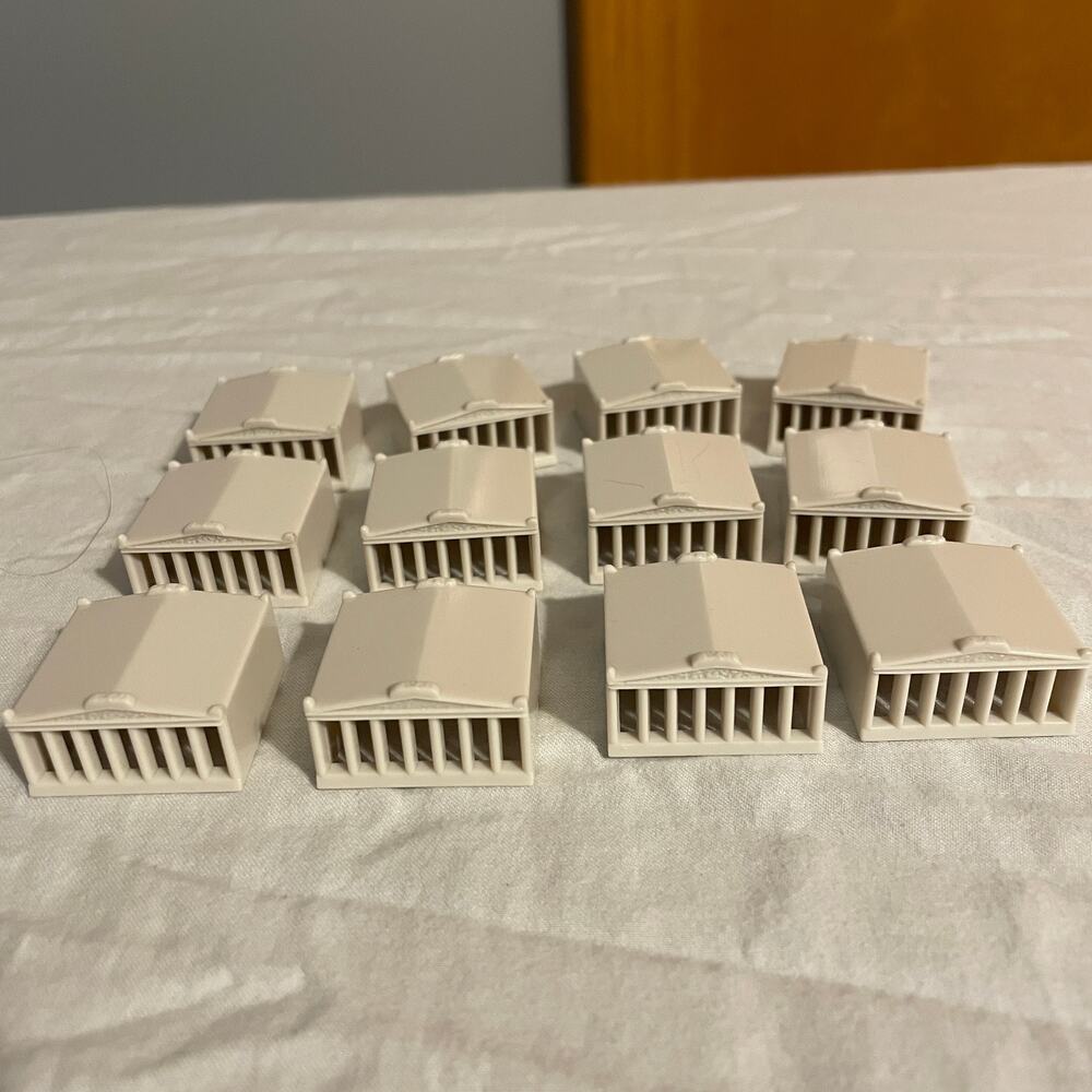 Risk Godstorm Hasbro Avalon Hill 2004 12 Temples Replacement Game Pieces Parts